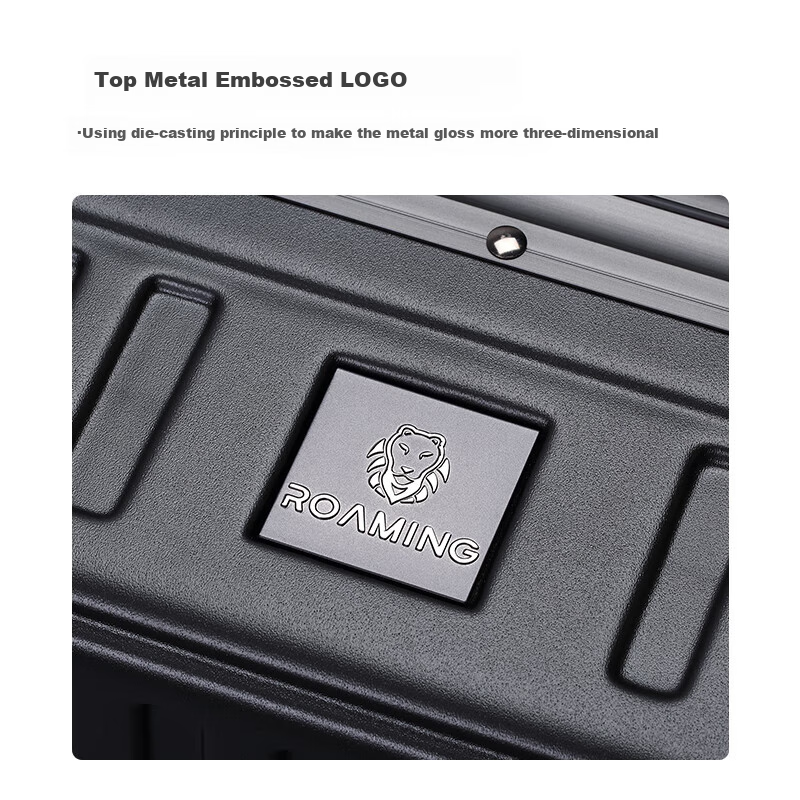 Чемодан ROAMING Aluminum Frame Suitcase, большой, унисекс, серебристый, 24 дюйма