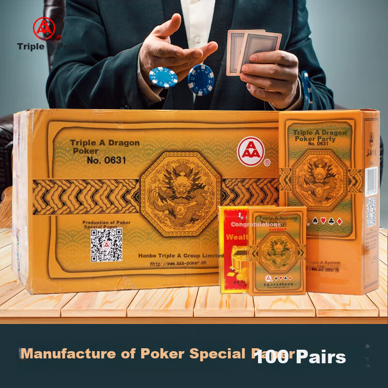AAA Playing Cards, Premium Poker Cards, Mahjong Tiles, Card Games, Entertainment, Standard Playing Cards, 100 Decks, 0631