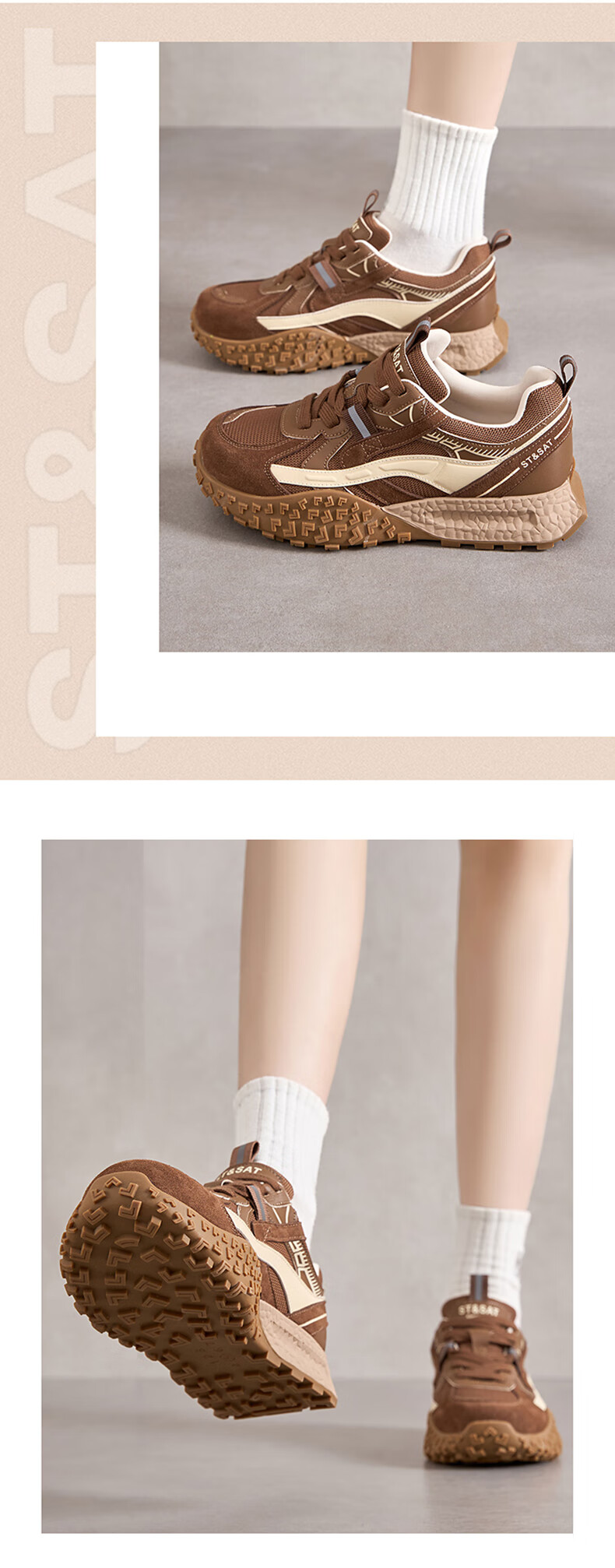 Saturday Lightweight Soft-Soled German Training Shoes Women Versatile Fashion Comfortable Casual Sports Travel Shoes Yellow Size 35 9