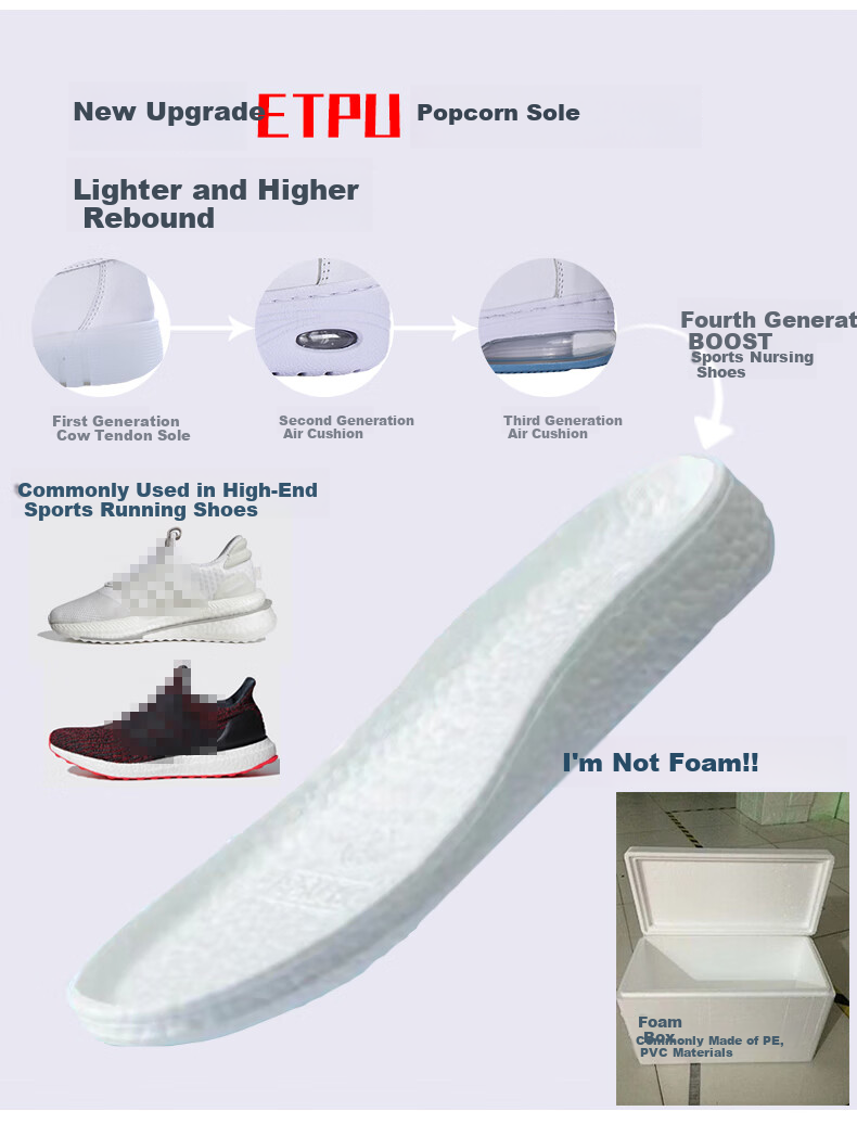 Feiying Popcorn Style Nurse Shoes for Women, Top-Grain Leather, Soft Sole, Comfortable, Breathable, Medical Work Shoes, BT1957 White, Size 39 4