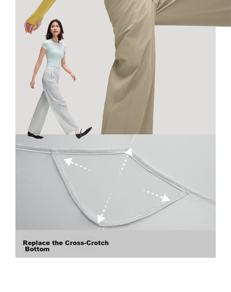 Beneunder Women's Woven Straight-Leg Pants, New Spring And Autumn Style, Fall Season Wear, Water-Repellent Sports Casual Pants WB145 19