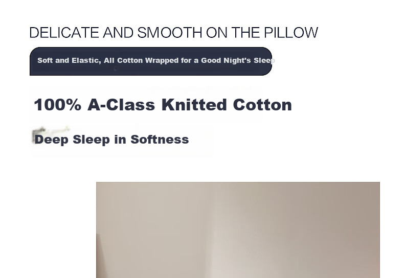 Shuixingjiafang Cotton Fitted Sheet, 100% Cotton Bed Cover, Class A Bedding, Knitted Cotton Mattress Protector, Protective Cover, 1.8x2 Meters 6