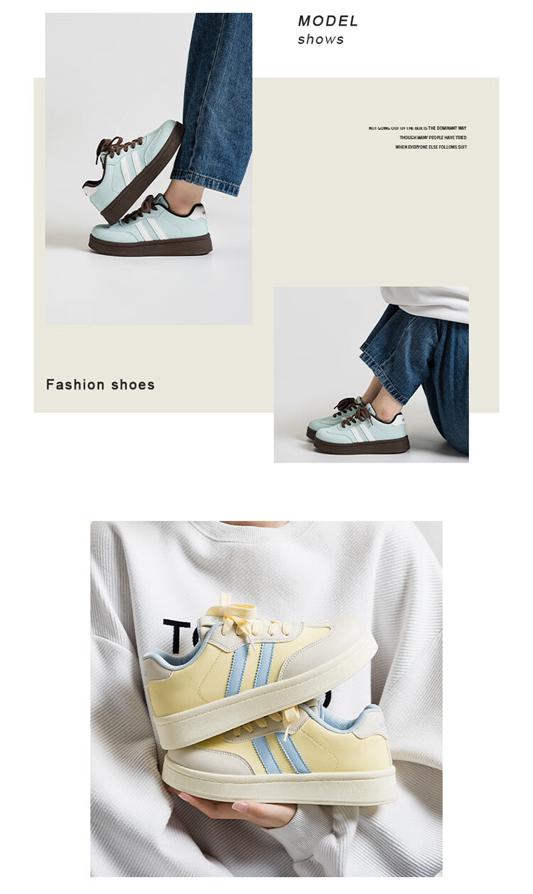 Global Original Vintage Style Black Women's Sneakers 2026 New Ins Versatile Thick Sole Height Increasing Skate Shoes 8