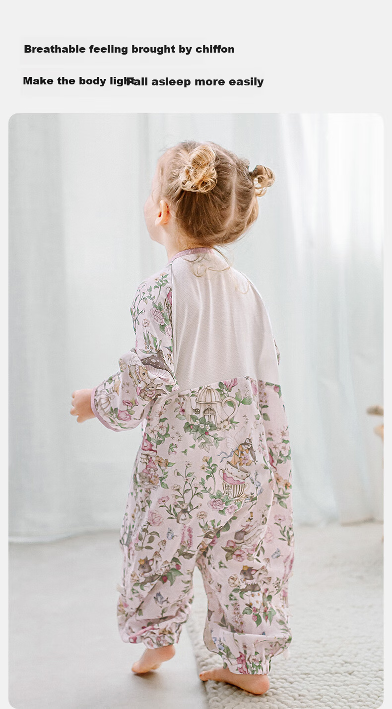 EMXEE Baby Sleeping Bag, Avocado Split-Leg Design, Anti-Startle Infant Sleeping Bag, Pajamas for Autumn And Winter, 6 Layers 9