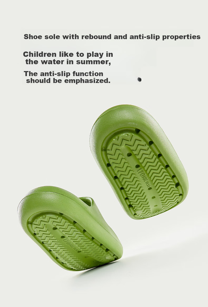 Cheerful Mario Dinosaur Slippers, Children's Indoor Non-Slip Quiet Slippers, for Boys And Girls, Summer Baby Home Bathroom Cute Closed-Toe Sandals 7