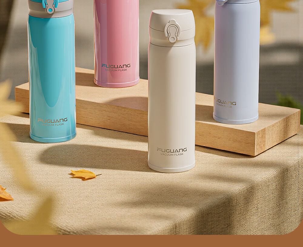 Fuguang Student Insulated Bottle 316L Stainless Steel Water Cup Unisex Simple Thermal Cup Portable Direct Drinking Cup for Kids 2