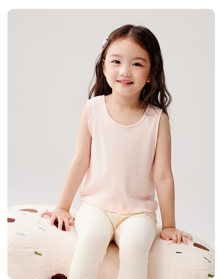 Balabala BalaOne Kids' Thermal Fleece Vest Unisex Children's Autumn Winter New Cut-to-Fit Underwear 27