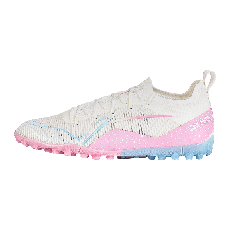 Li-Ning Men's Adult Football Shoes TF Turf Studs Youth High-End Flash Shock Absorption Professional Competition Training Sneakers Size 44