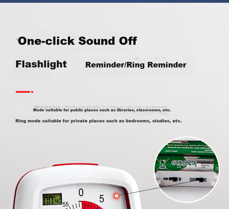 QT-TIMER Timer Time Management Tool, 2026 New Model, Counting Down Timer for Children And Primary School Students, Visualized Homework Alarm, Self-Discipline Aid, Birthday Gift for Boys 6