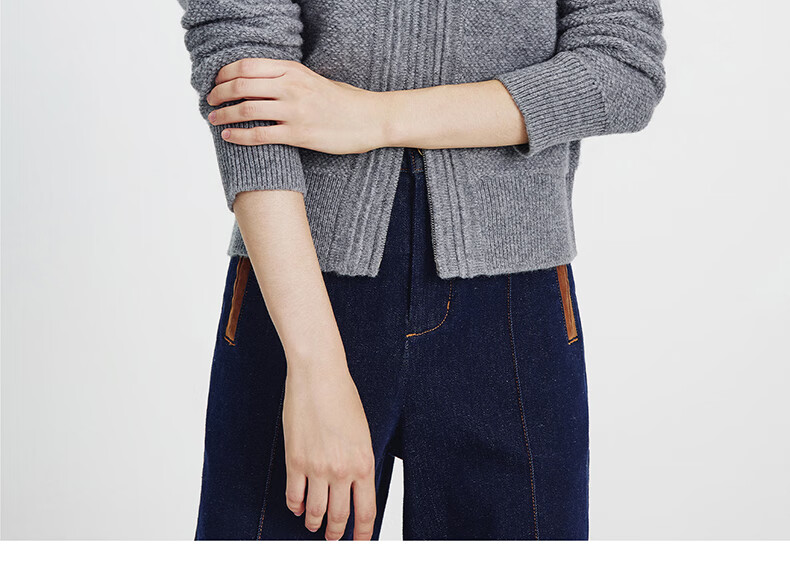 Navikail Italian Small Sailboat 25 Autumn Winter Women's Wool Sweater Full Wool Cardigan Casual Knit Jacket 2334095508 8