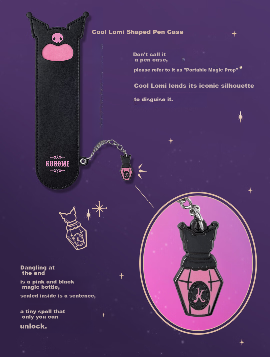 LAMY [Mid-Autumn Festival Gift] LAMY Fountain Pen Gift Box Kuromi Co-Branded Signature Pen Set Student Posture-Correcting Stationery Gift for Girls Exam Holiday Present 0.5mm I 18