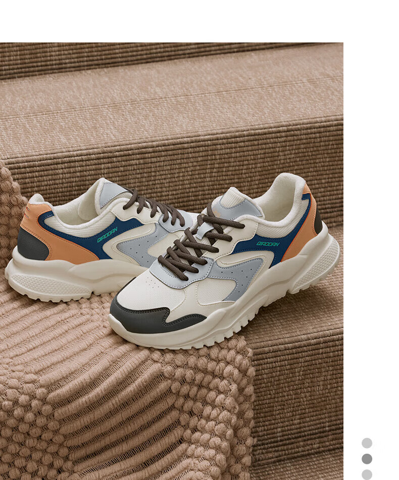 Jordan Little Millennium Women's Sneakers Fleece-lined Casual Retro Dad Shoes Lightweight Thick-soled Height-increasing Running Shoes for Women 19