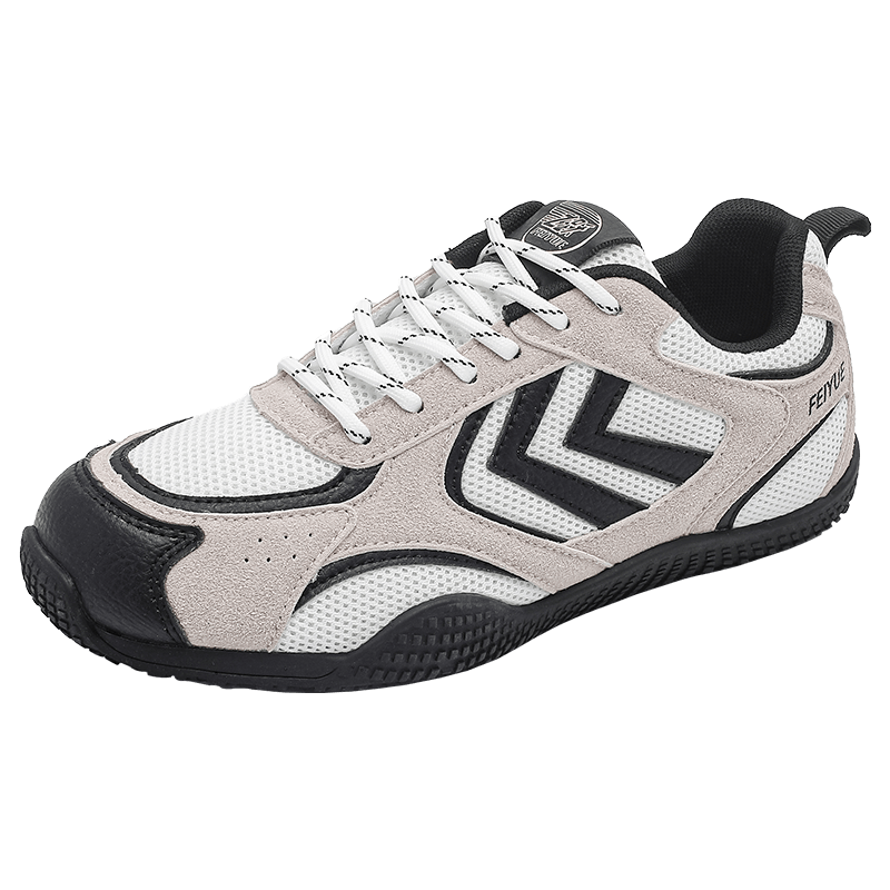 Feiyue Women's German Training Shoes 2026 Spring New Casual Sports Shoes for Women Gray White Black Size 36