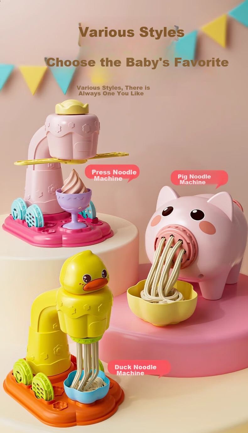 Beibeijia Playdough, Clay, Ice Cream Shop, Ice Cream Baby, Pretend Play, Toys for Girls Aged 3-6, Birthday Gift 1