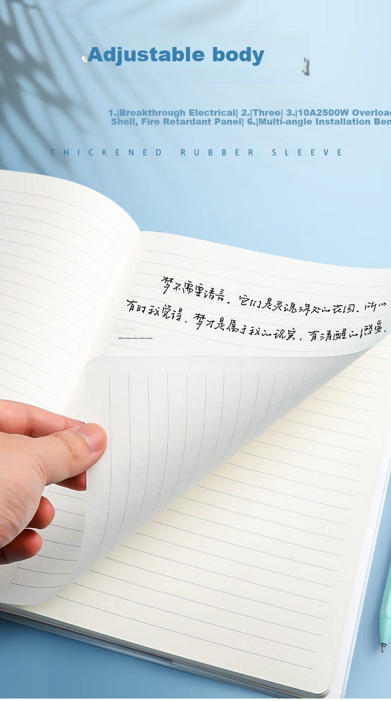 M&G Stationery B5 56-Sheet Plastic Cover Notebook Light Series Solid Color Random JB5102G1 Back to School Essential 5