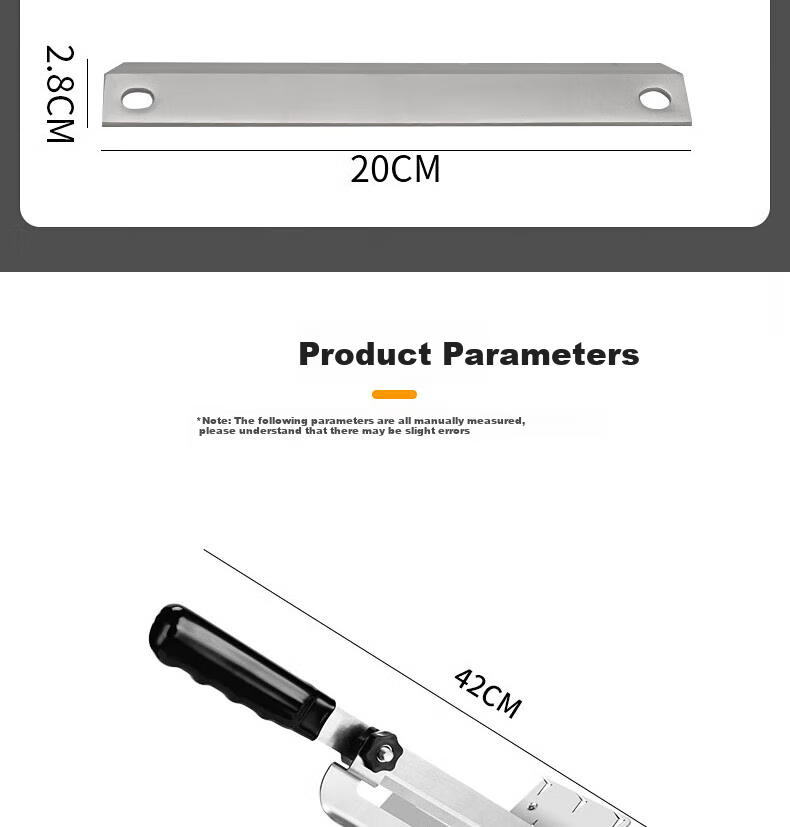 BJ 304 Stainless Steel Meat Slicer, Lamb Roll Slicer, Home-Use Meat Shaver, Frozen Meat Cutter, Meat Slicing Machine 10