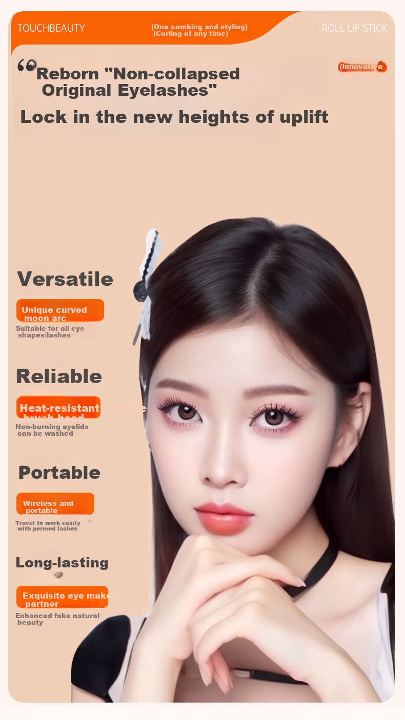 TOUCHBeauty Curling Mascara Curler 2.0 Electric Heating Mascara Curler for All Eye Shapes, Long-Lasting Shaping, Rechargeable Model, Holiday Gift 4