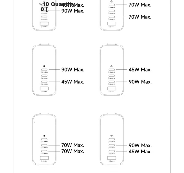 Baseus 140W GaN Charger Set with Display, Type-C Multi-Port PD Fast Charging 100W Phone Charger for Laptops And IPhone 17 Xiaomi 120W Silver 26