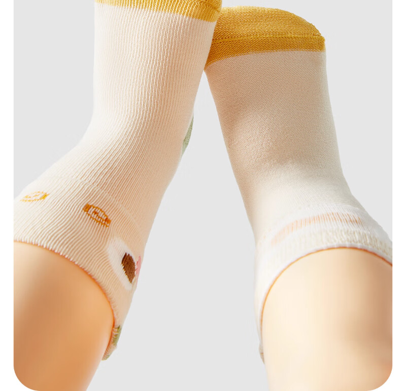 Scoornest Kids Socks Autumn Winter Pure Cotton Class A Newborn Baby Seamless Mid-Calf Socks Unisex Children Socks 15