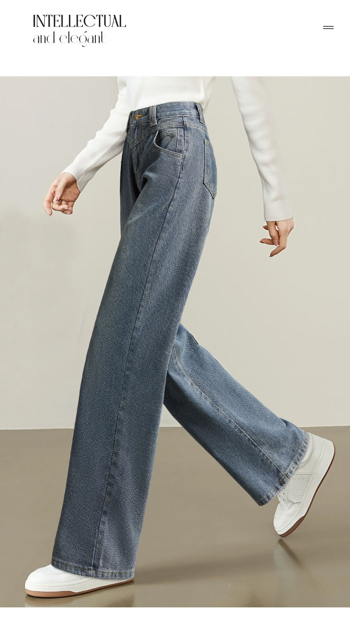 Chushen Women's Spring and Autumn High Waist Slim Straight Vintage Denim Jeans S51N063 7