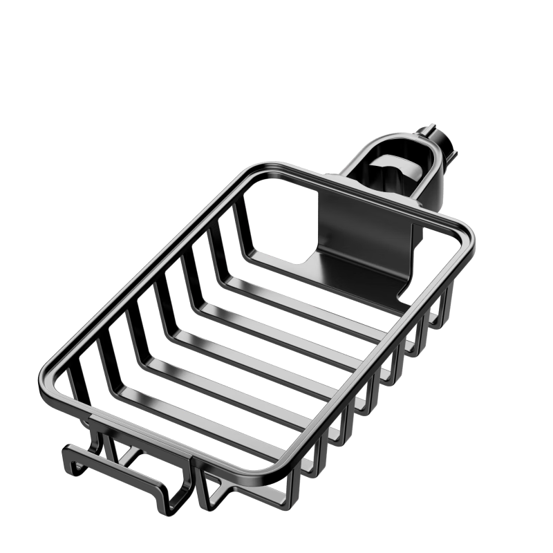 Jiabangshu Kitchen Faucet Storage Rack Sink Dishwashing Vegetable Washing Sponge Steel Wire Ball Organizer Draining Basket