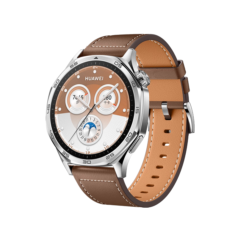 CangHua Genuine Leather Watch Band for Huawei Watch5/Watch4 Pro/Watch3/GT6/GT6 Pro/GT5/GT4/GT3 Pro/GT2 Men's Calfskin Strap