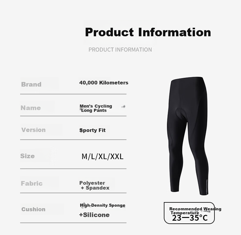 Siwangongli Bicycle Riding Pants, Summer Spring Autumn Breathable Quick-Dry Long Pants, Casual Men's Trousers, Black [L] 3