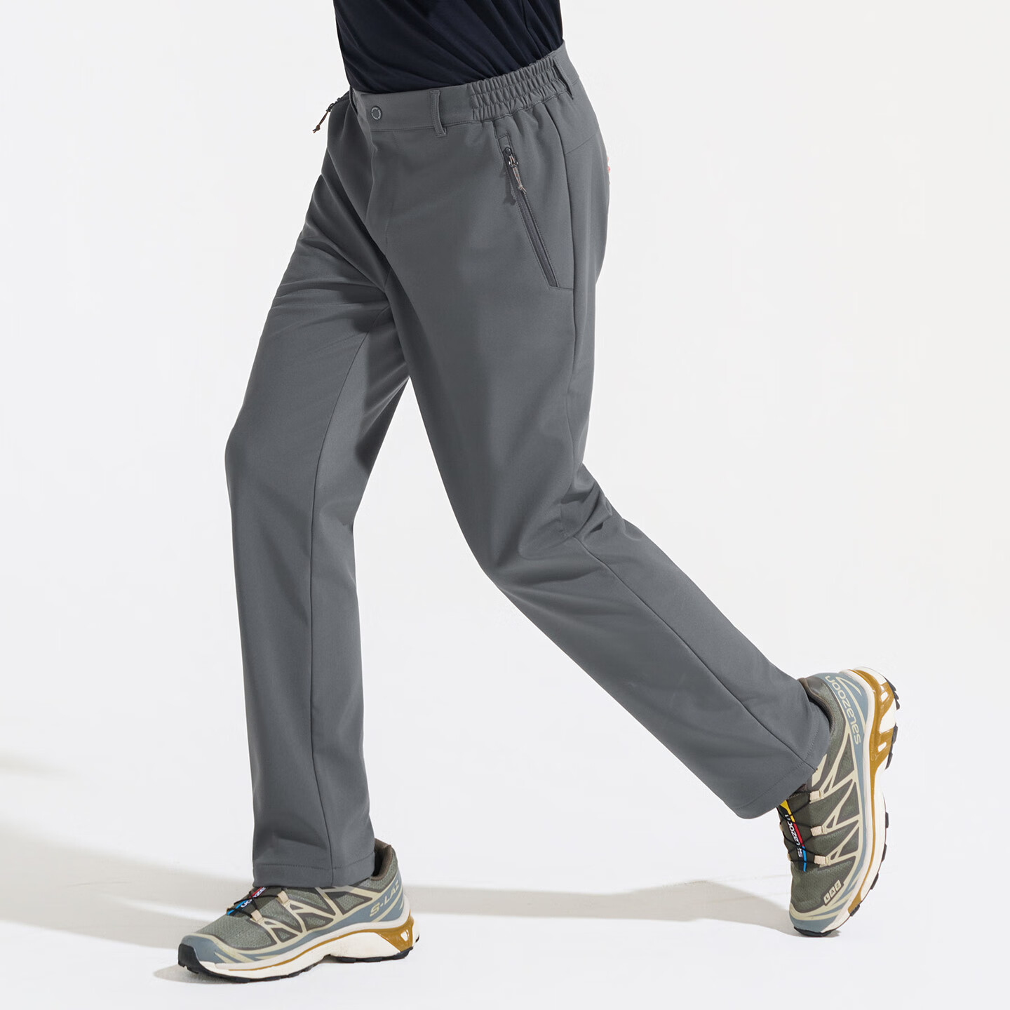 TOREAD Men's Softshell Pants Autumn Winter 2025 Outdoor Windproof Breathable Fleece Lined Thermal Hiking Trousers TAMMCN91861