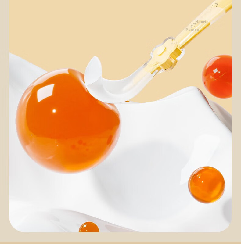 YEEHOO Silicone Spoon for Baby Food, Infant Feeding Spoon, Newborn Water Feeding Silicone Soft Spoon, Tableware for Milk And Rice Powder - Maple Yellow 14
