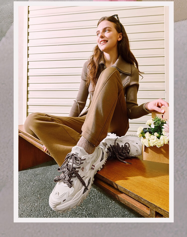 FILAFUSION Fila Trendy Women's Shoes BIANCO Platform Winter Candy Dad Sneakers 14