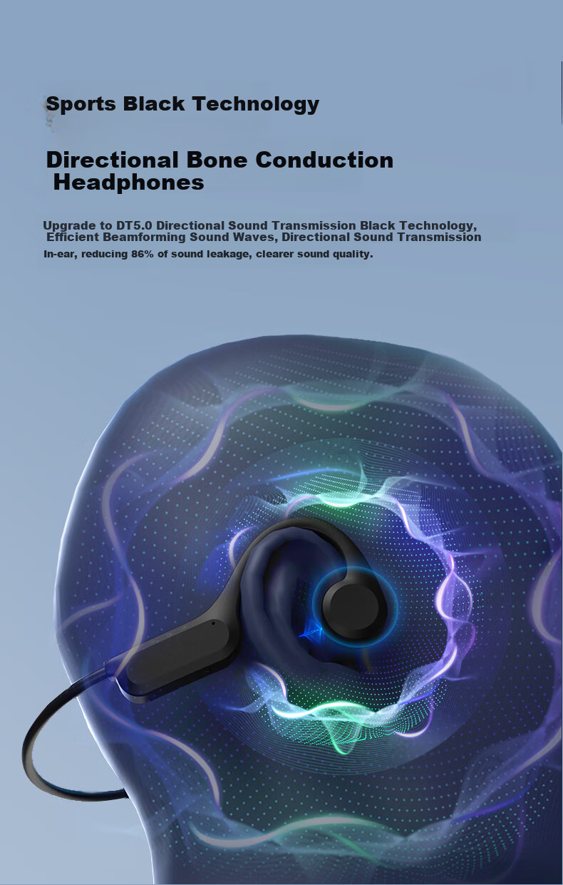 Dacom AirWings MP3 Pro Bone Conduction Bluetooth Headphones, Upgraded Wireless Version, New Sports Running Model with Built-In 32GB Storage, IP56 Waterproof, Non-In Ear-Hook Style Headphones 4