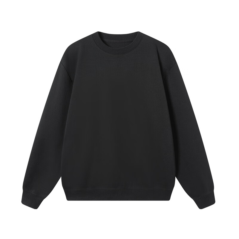 JD Original Women's Sweatshirt Jacket, Spring And Autumn New Style Trendy High-End Fashion Outerwear, Black, Size L