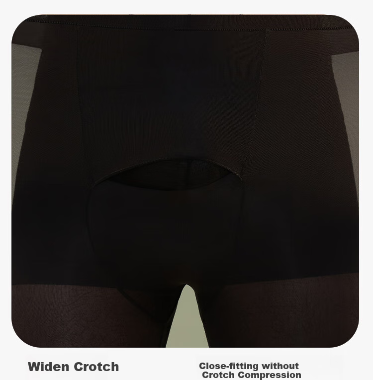 GUJIN Thermal Underwear for Men, Autumn And Winter Ultra-Thin Base Layer Pants, Seamless Face Mask Pants, 7A Antibacterial Large Size Base Layer Men's Autumn Pants Underwear 7