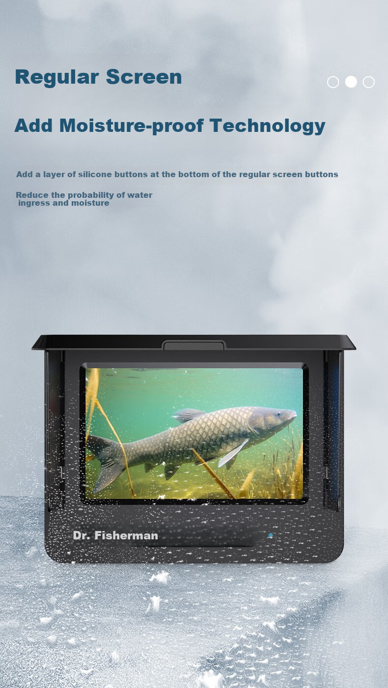 Xunyuboshi 360-Degree Rotating Underwater Fish Finder, Ultra-High Definition Probe, 4.3-Inch HD Screen + 360-Degree Temperature-Sensing Deep Head + 30 Meters 18