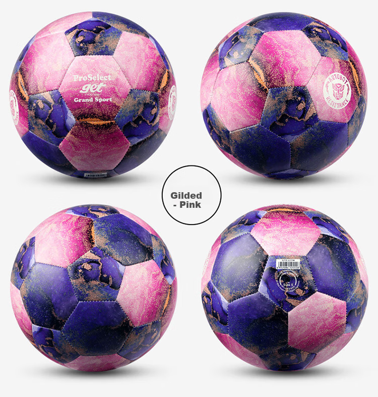ProSelect Children's Soccer Ball Size 5 PU Durable Machine-Stitched Training Competition Student Exam Standard Football GTF127M 6