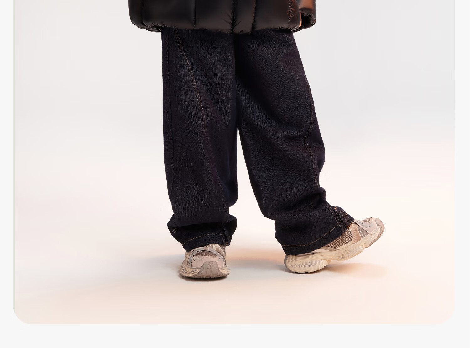 Zuo Xi Boys' Down Jacket Winter Thickened 2025 New Children's 90% Safe Velvet Puffer Coat Black 150 23