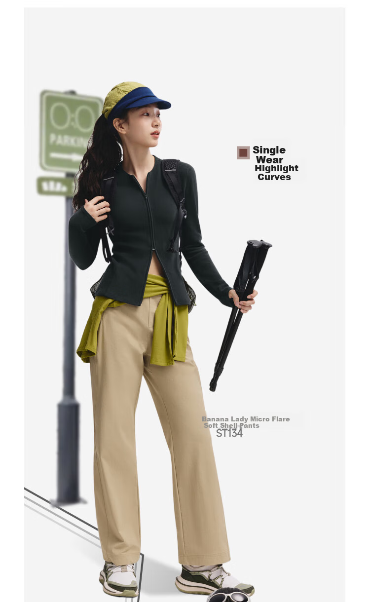 Beneunder Fleece Double Zipper Top for Women, Slim Fit, Elastic Long Sleeve, Skin-Friendly Inner Layer Base Shirt PM007 16