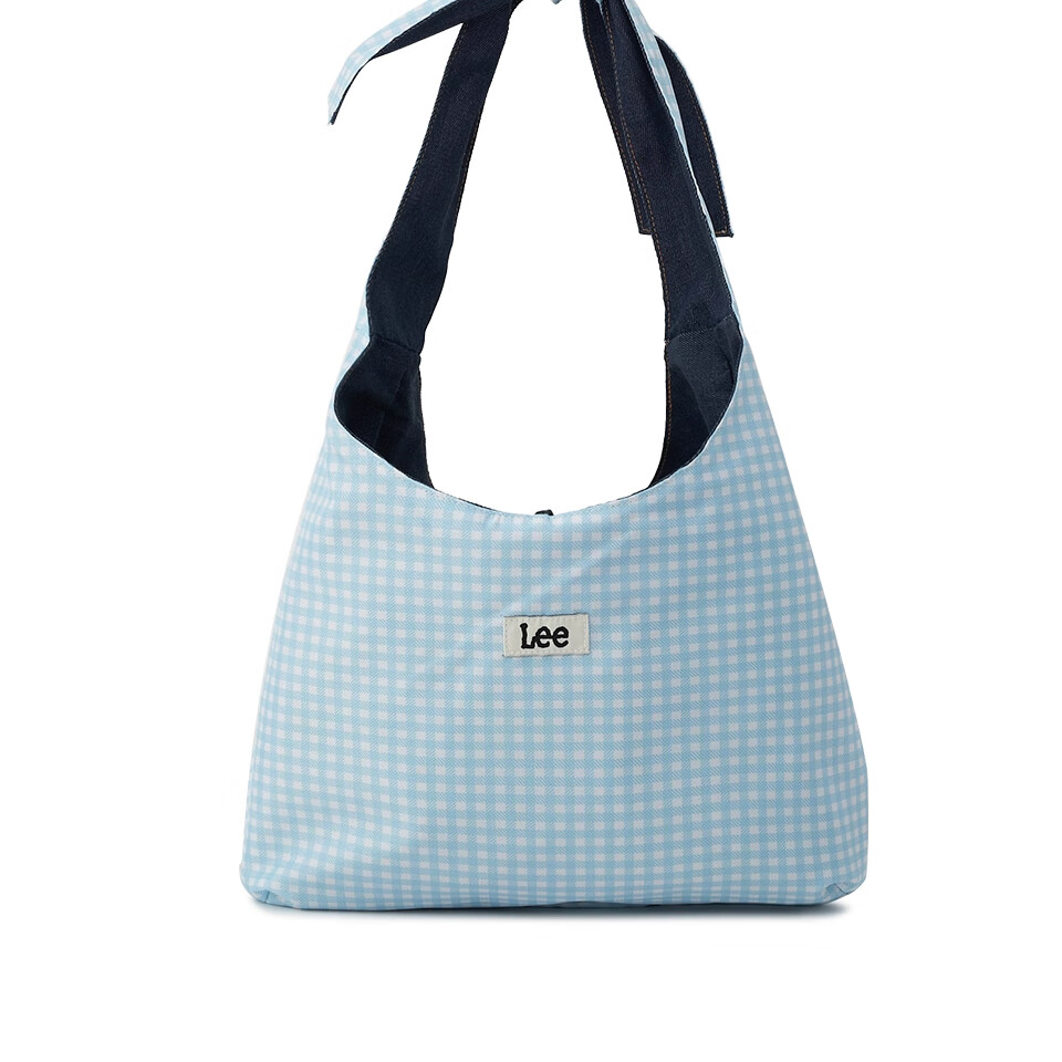Lee Plaid Canvas Bag, Women's Handbag, Shoulder Bag, Versatile Tote, Casual Reversible Bag, Gift, Birthday Present 8