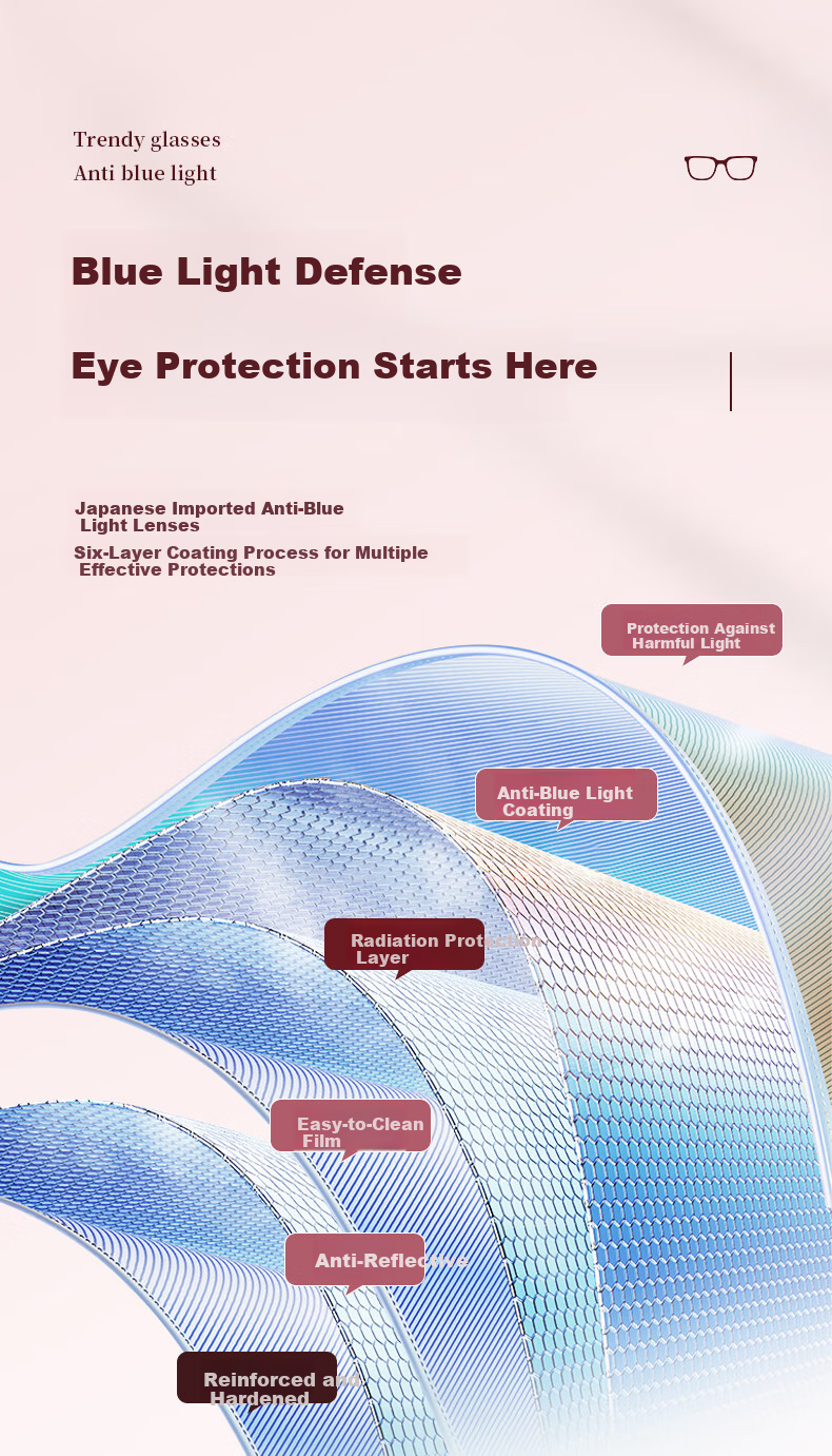 Pulais Reading Glasses for Women, Imported High-Definition Anti-Blue Light Presbyopic Glasses for Elderly, Model 30016, -1.00 Diopter 6