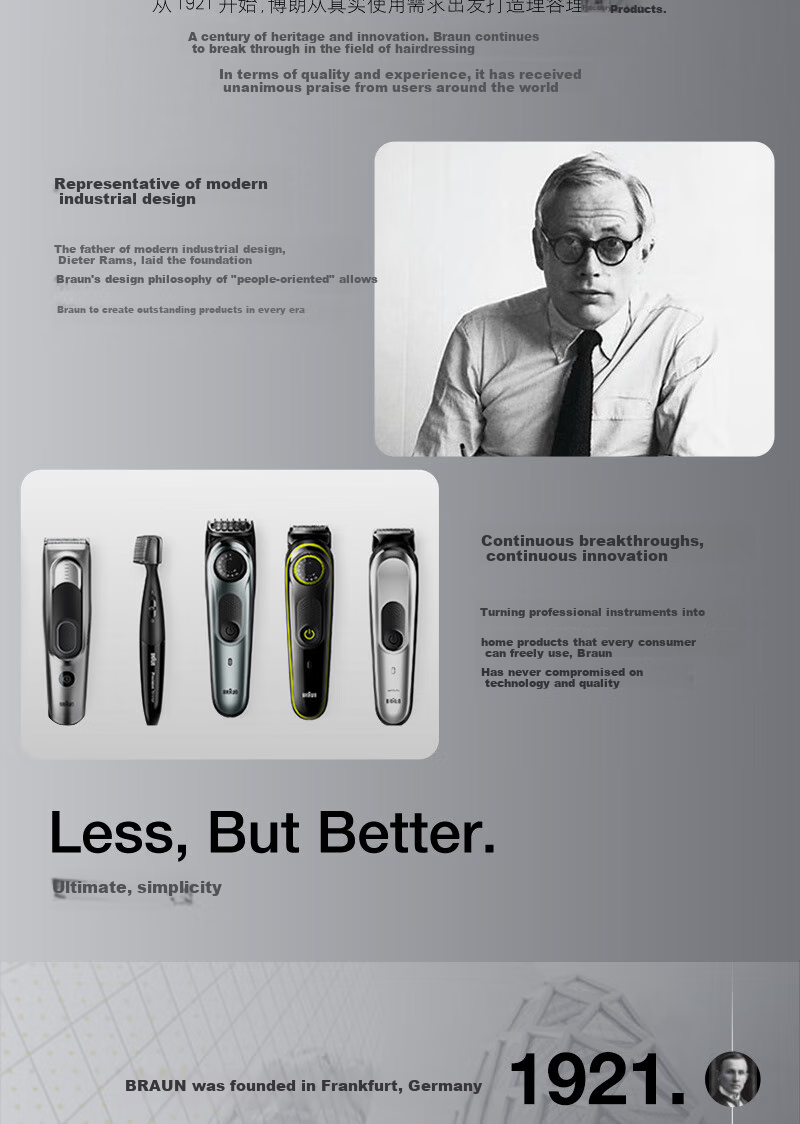 BRAUN Eleven-In Multifunctional Toiletry Case Series 7, Gift for Men, Boyfriends, Husbands 17