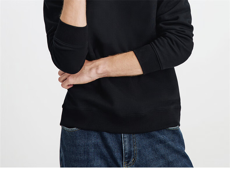Navigare Italian Small Sailboat Autumn Winter Men's Fleece Lined Crewneck Skin-Friendly Warm Innerwear Top 1135805302 23