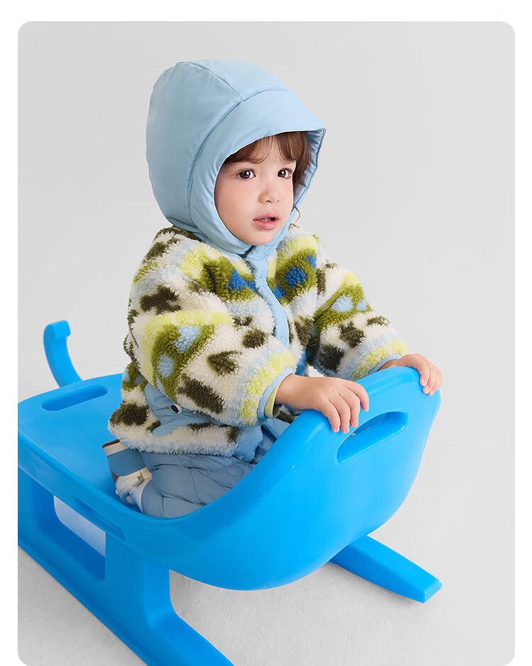BALABALA Kids' Outerwear Boys Girls 2025 Autumn Winter Soft Fleece Anti-static Warmth 208425105202 6