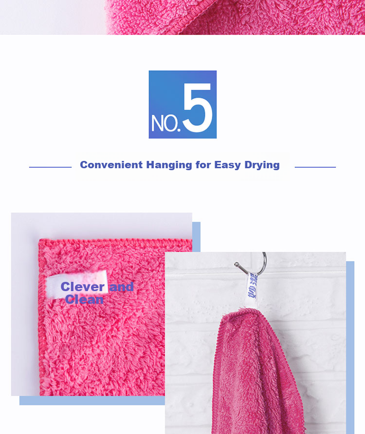 MIAOJIE Magic Cleaning Cloth, 30*30cm, 3-Pack, Bathroom Wiping Cloth, Kitchen Household Essential, Absorbs More Water 7