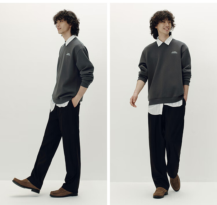 Semir XCNSPACE Aerospace Collaboration Series Men's Sweatshirt 2025 Autumn 101525116108 8