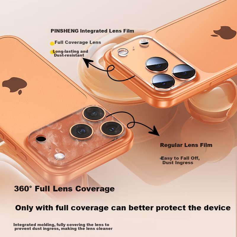 Защитная пленка PISEN для камеры iPhone 17 Pro Max, высококачественное закаленное стекло, 2 шт.