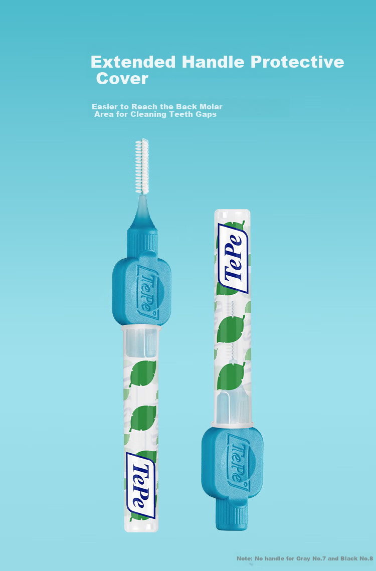 Tepe Swedish Imported Interdental Brush, Orthodontic Appliance Floss Pick, Type I Interdental Cleaner, Dental Floss Stick, Toothpick Brush 11