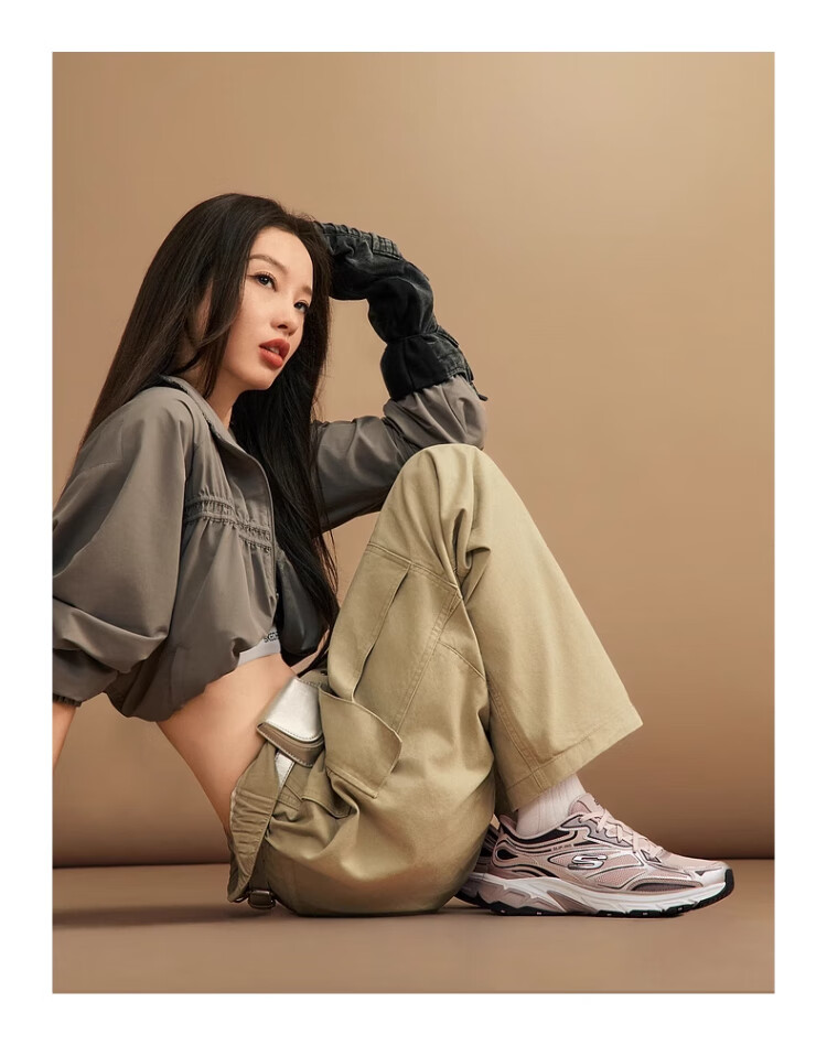Skechers Silver Wing Women's Dad Shoes Casual Fashion Comfortable Height Increasing Sneakers 150711 33