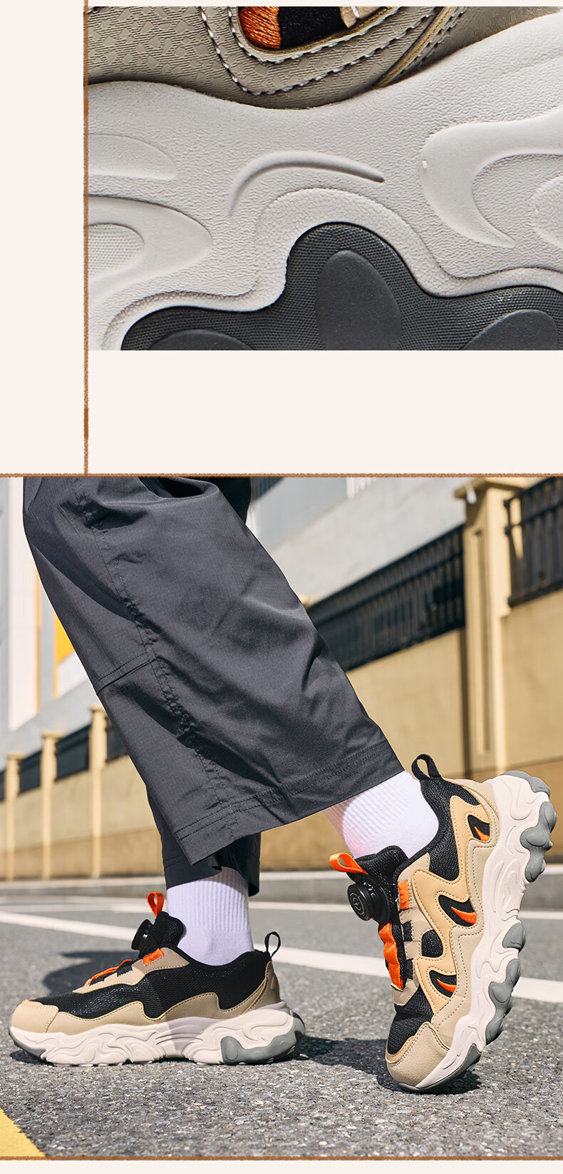 ERKE Kids Casual Shoes Boys and Girls Children's Youth Cushioning Warm Sports Shoes Black/Silver/Carbon Gray Size 40 10