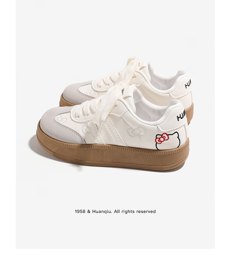 Global Dopamine Embroidered German Training Shoes Women 2026 Spring New Cute Casual Student White Sneakers Pink Green Size 39 15