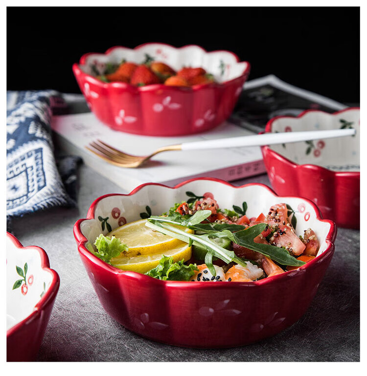 Qiahao Life 304 Stainless Steel Korean Style Cold Noodle Bowl 20cm Large Soup Bowl Instant Noodle Bowl Korean Ramen Bowl Bibimbap Cooking Tableware 2